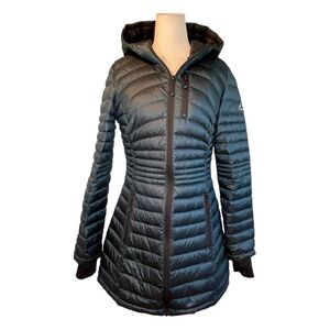 HFX Halifax Wanderweight Ultralight Packable Puffer Coat Deep Sea Navy Down S